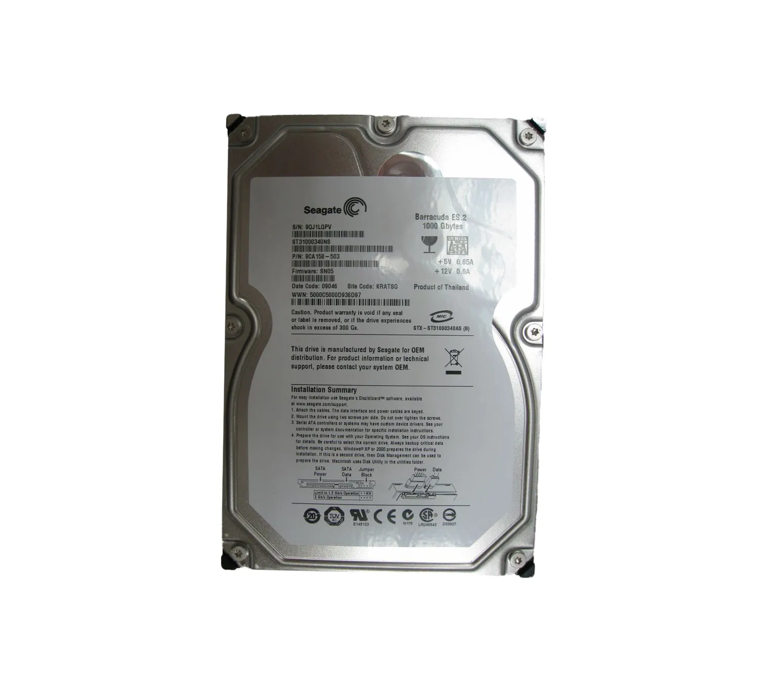 ST31000340NS